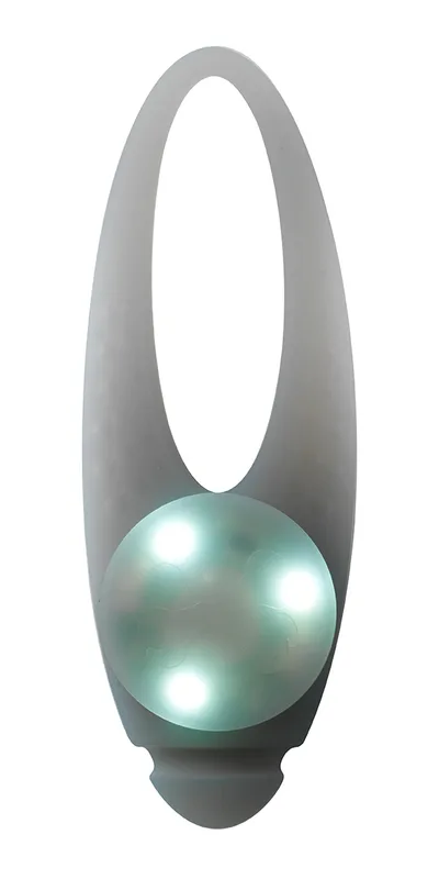 Blinklampa Basic LED Grå
