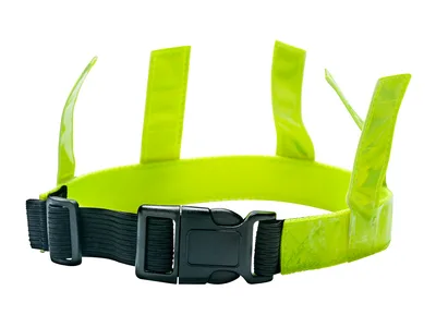 Reflexhalsband med Flärpar Gul XS