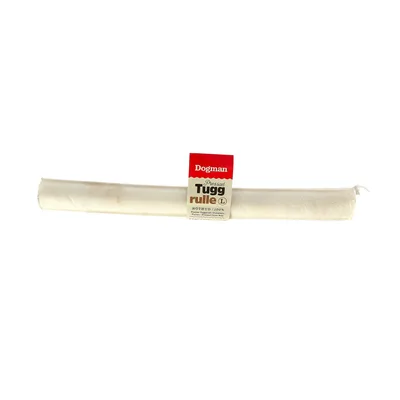 Hundtugg Dogman Tuggrulle vit M 25cm