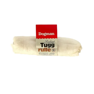 Hundtugg Dogman Tuggrulle vit 12,5cm
