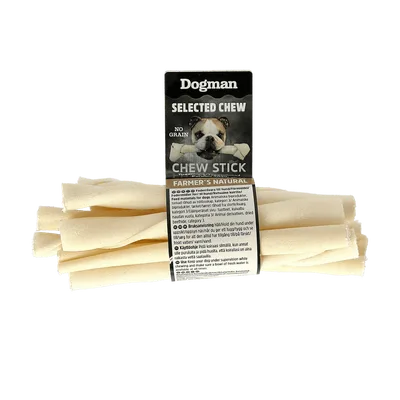 Hundgodis DOGMAN Heavenly tuggpinne 10st 12,5cm naturell