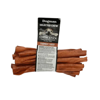 Hundgodis DOGMAN Heavenly tuggpinne 10st 12,5cm biff