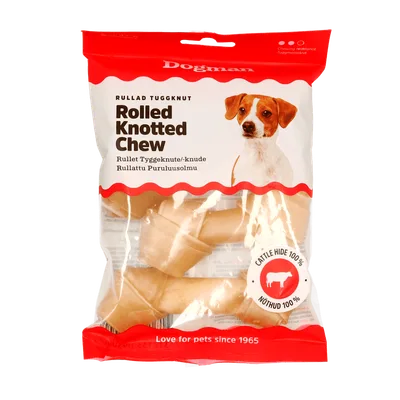 Tuggknut Rullad 4p Brun 11cm