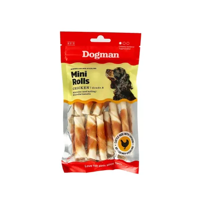 Minirullar med Kyckling Vit 80g