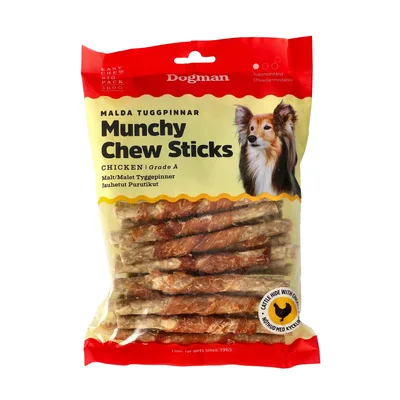 Tuggpinnar mald m kyckling 30p Brun S 12,5cm
