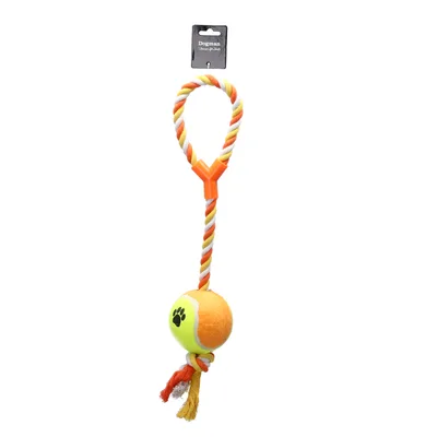 Hundlek Rep med Tennisboll XL