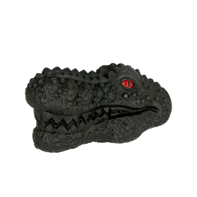 Dogman Rough Play Hundleksak Dinosaurie Svart 16cm