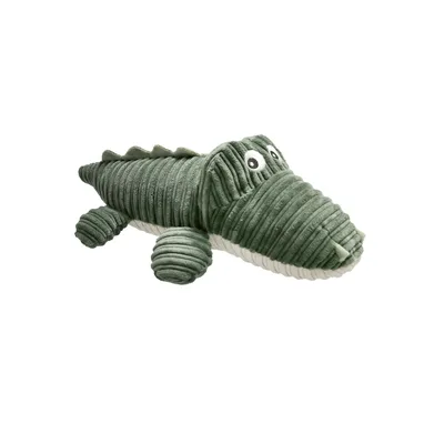 Leksak Krokodil Plyschdjur utan Pip Mörkgrön 36cm