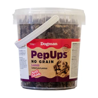 Dogman Pep Ups Spannmålsfritt Hundgodis 500g
