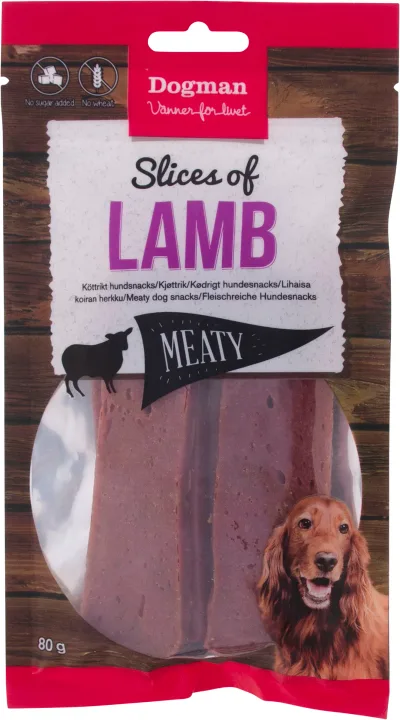 Dogman Slices of Lamb 80 g
