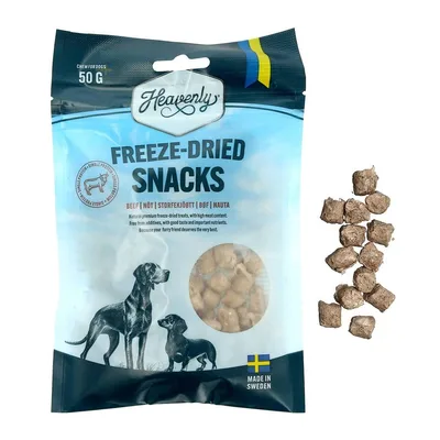 Frystorkat snacks av nöt 50g