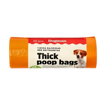 Bajspåsar med handtag 50p