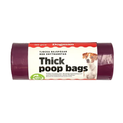 Bajspåsar med handtag 50p