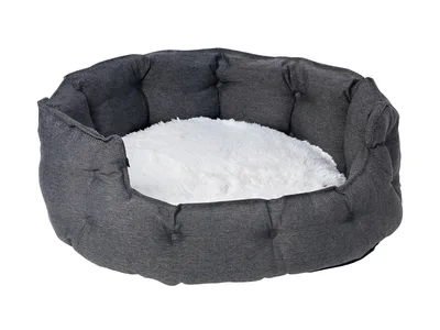 Classy Memory Foam Hundbädd Grå XL