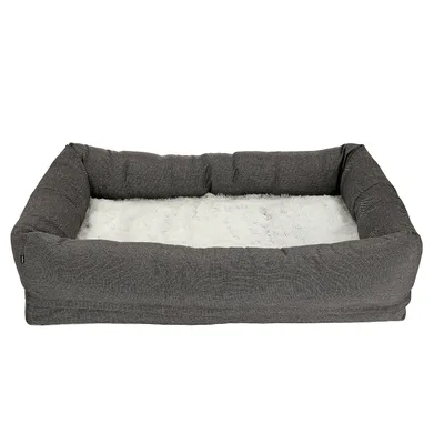 Classy Memory Foam Hundbädd Grå XL