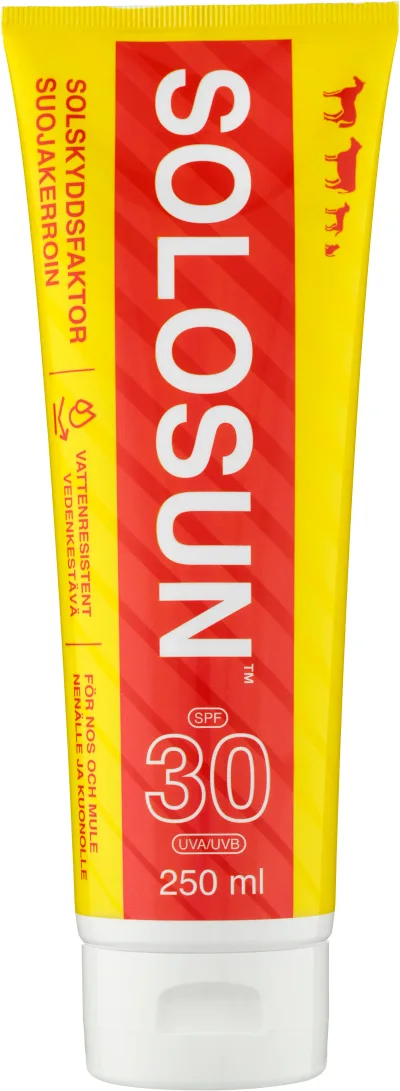 Solosun solskyddssalva för djur SPF 30, 250 ml