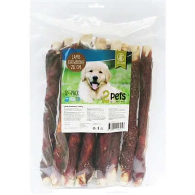 2pets Dogsnack Lamb Chewbone 28cm/12st