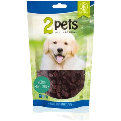 2pets Dogsnack MiniCubes Horse 100 g