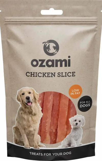 Hundgodis OZAMI Chicken Slice 100g