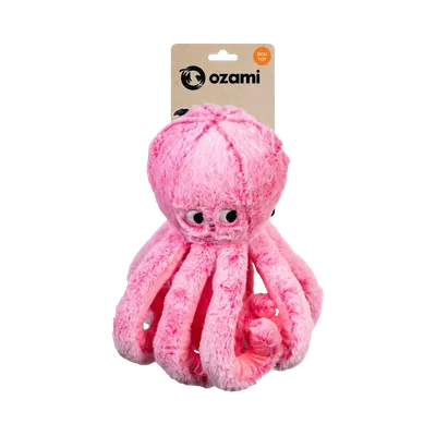 Ozami Hundleksak Bläckfisk Rosa 60 cm