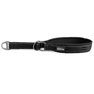 Selected by ZOO Hundhalsband Rufus halvstryp 25 mm x 45-55 cm Svart