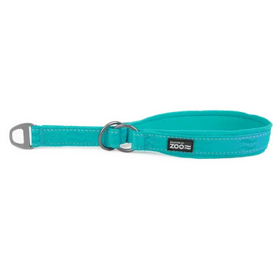 Selected by ZOO Hundhalsband Rufus halvstryp 25 mm x 40-50 cm Turkos