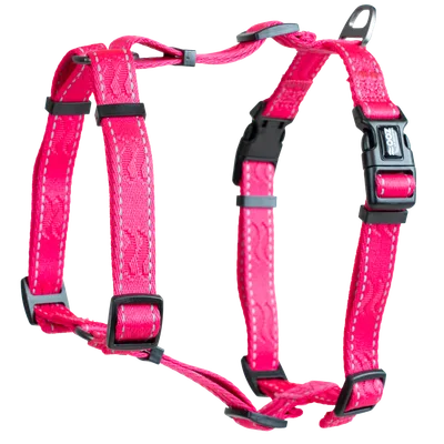 Selected by ZOO Sele Rufus H-sele ställbar L/XL 25 mm x 100 cm Rosa