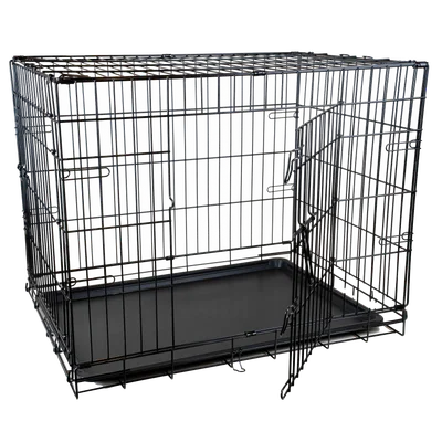 Pritax Stålbur Fido, XL, 118x78x85cm, Svart
