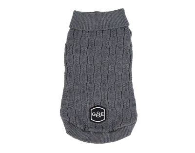 Gustaf och Evita Stickad tröja Comfort, 35cm, Grå