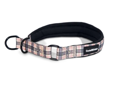 Gustaf och Evita Hundhalsband Stilish halvstryp XS, 15mm x 30-40cm Mönstrad