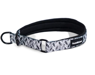 Gustaf och Evita Hundhalsband Trendish halvstryp XS, 15mm x 30-40cm Mönstrad