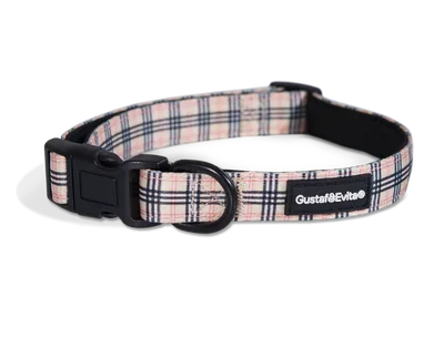 Gustaf och Evita Hundhalsband Stilish ställbart S, 20mm x 33-51cm Mönstrad