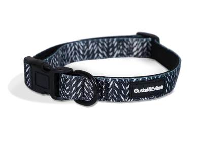 Gustaf och Evita Hundhalsband Finessish ställbart M, 20mm x 41-66cm Mönstrad