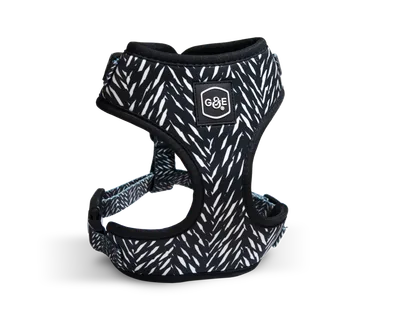 Gustaf och Evita Sele Finessish soft XXS, Hals 24-32cm Bröst 28-38cm Mönstrad
