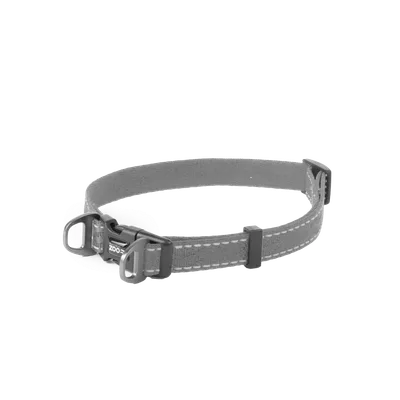 Selected by ZOO Hundhalsband Rufus ställbart, 15mmx35-50cm, Grå