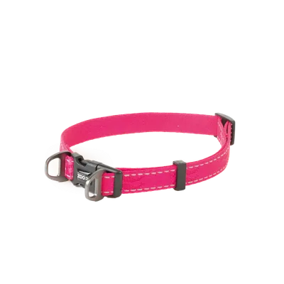 Selected by ZOO Hundhalsband Rufus ställbart, 15mmx35-50cm, Rosa