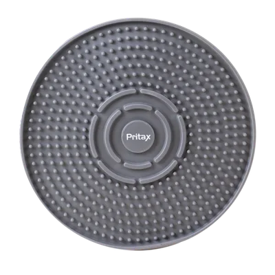 Pritax Lick mat Round Grå 20 cm