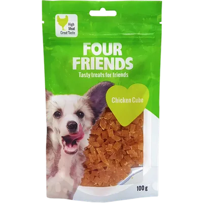 Hundgodis FourFriends chicken Cube 400g
