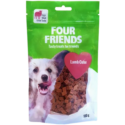 Hundgodis FourFriends lamb Cube 100g