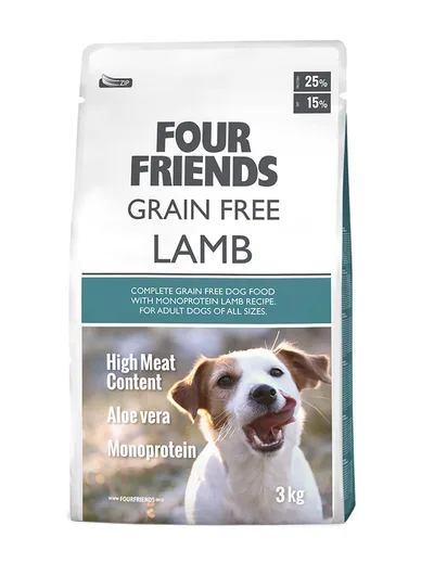 FourFriends Dog Grain Free Lamb 3 kg