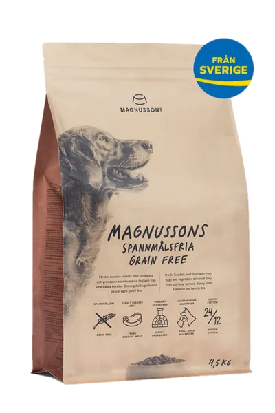 MAGNUSSONS Grain Free hundfoder 4,5 kg