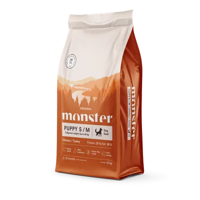 Monster Dog Puppy Small & Medium Chicken & Turkey