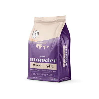 Monster Pet Food Dog Original Senior Chicken/Turkey 2 kg