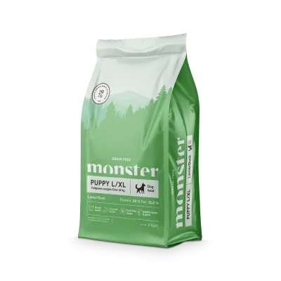 Monster Dog Grain Free Puppy L/XL Lamb/Duck