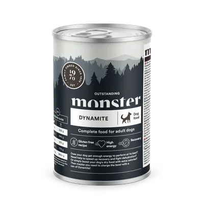 Monster Pet Food Dog Dynamite Burk 400 g