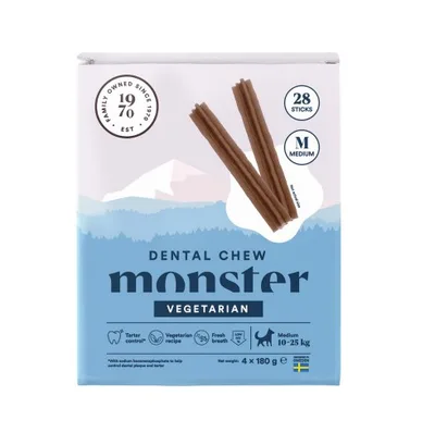 Hundtugg Monster Dental Chew vegetarian M 28-p