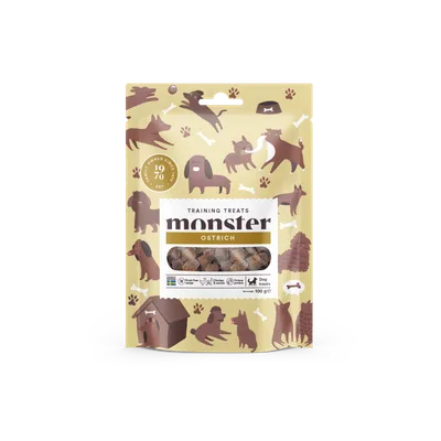 Monster Dog Training Treats Ostrich 100 g