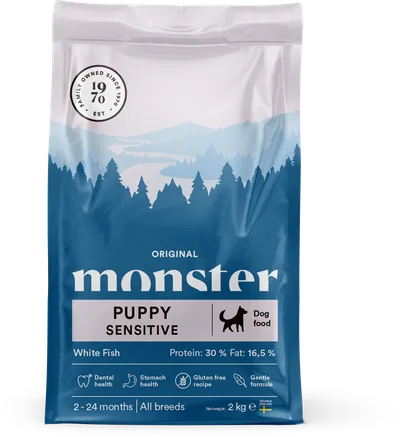 Monster Dog Puppy Sensitive White Fish