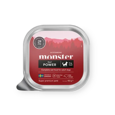 Monster Dog Power Beef Paté 150g