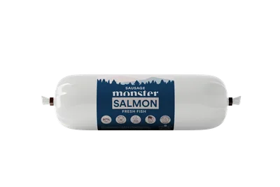 Monster Pet Food Dog Sausage Salmon 400 g